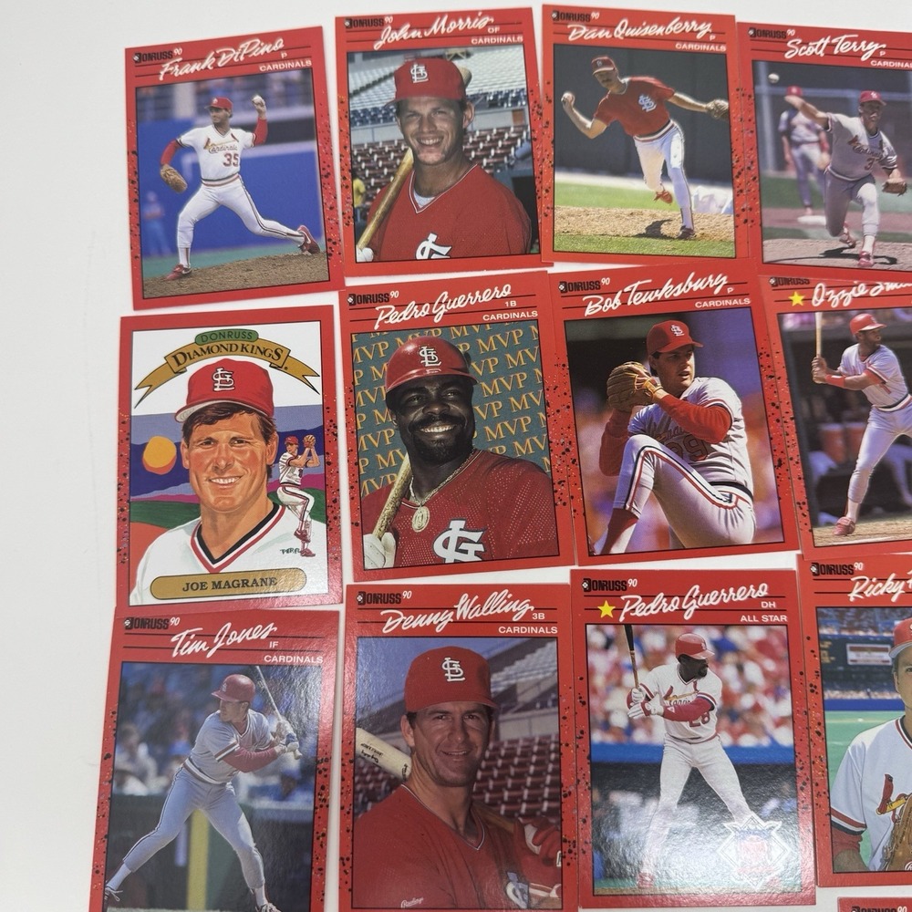 1990 Donruss Baseball Trading Card‎ Lot Of 32 Cards Assorted Players